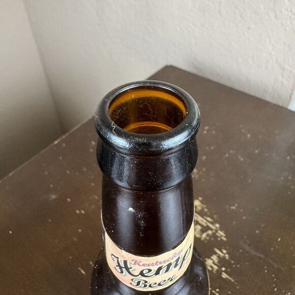 Kentucky Hemp Beer Bottle Lexington Brewing Company KY 12 Oz Amber Brown - Picture 5 of 6